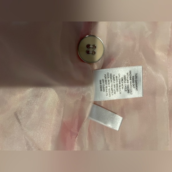 7th Avenue New York & Company Suiting Collection Magenta and Cream Floral Jacket - Picture 7 of 8